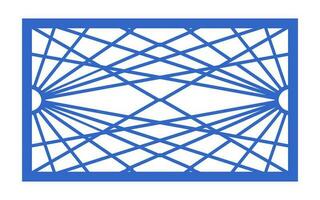 Decorative floral patterns, geometric template for cnc laser cutting vector