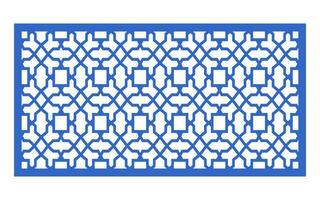 Decorative floral patterns, geometric template for cnc laser cutting vector