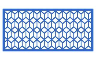 Decorative floral patterns, geometric template for cnc laser cutting vector