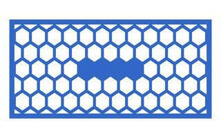 Decorative floral patterns, geometric template for cnc laser cutting vector