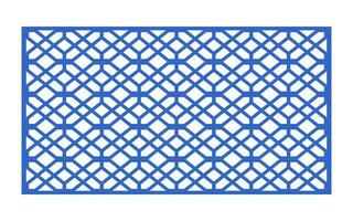 Decorative floral patterns, geometric template for cnc laser cutting vector