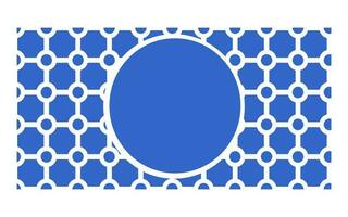 Decorative blue patterns, Islamic, floral and geometric template for cnc laser cutting vector