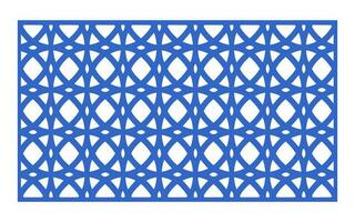 Decorative floral patterns, geometric template for cnc laser cutting vector