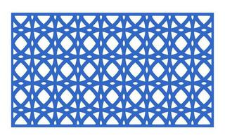 Decorative floral patterns, geometric template for cnc laser cutting vector