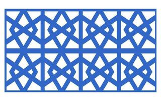 Decorative floral patterns, geometric template for cnc laser cutting vector