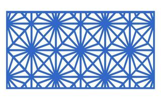 Decorative floral patterns, geometric template for cnc laser cutting vector
