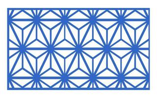 Decorative floral patterns, geometric template for cnc laser cutting vector