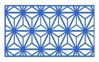 Decorative floral patterns, geometric template for cnc laser cutting vector