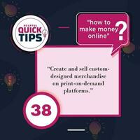 50 TIPS HOW TO MAKE MONEY ONLINE vector