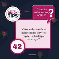 50 TIPS HOW TO MAKE MONEY ONLINE vector