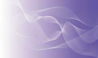 Abstract wave color on violet background. vector