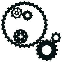 Machine gear vector design