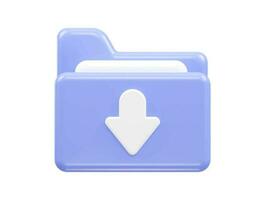 File icon vector 3d render