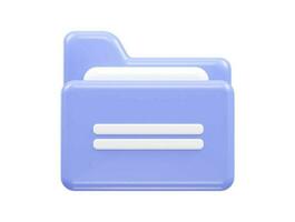 File icon vector 3d render