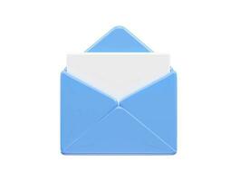 Message icon 3d render vector