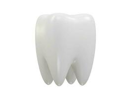 Teeth vector 3d render icon