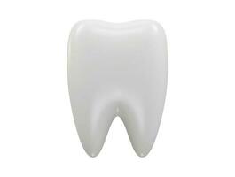 Teeth vector 3d render icon