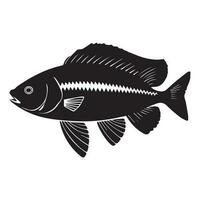 Fish Vector silhouette illustration