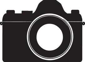 Camera vector silhouette illustration