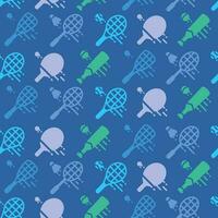 Colored seamless pattern background with sport icons Vector