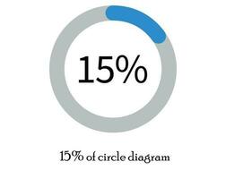 Pie chart diagrams vector. percentage diagrams for infographics. vector