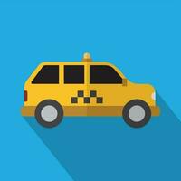 Taxi plano diseño vector icono