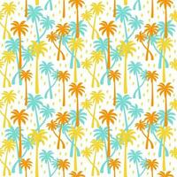 Seamless pattern with palm. Vector illustrations