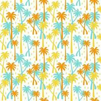 Seamless pattern with palm. Vector illustrations