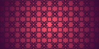 Arabic motif purple background vector