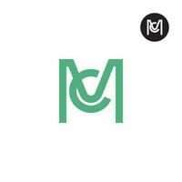 Letter MC Monogram Logo Design vector