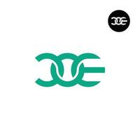 Letter COE Monogram Logo Design vector