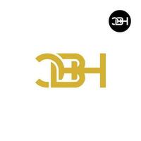 Letter CBH Monogram Logo Design vector