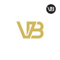 Letter VB Monogram Logo Design vector