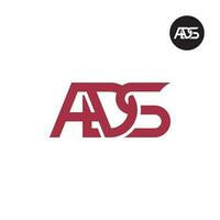 Letter ADS Monogram Logo Design vector