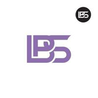 Letter BSP BPS Monogram Logo Design vector