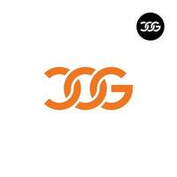 Letter COG Monogram Logo Design vector