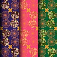 Seamless colorful pattern Design with abstract pattern background design template vector