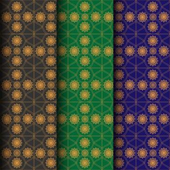 Seamless colorful and textile pattern Design with abstract pattern background design template vector