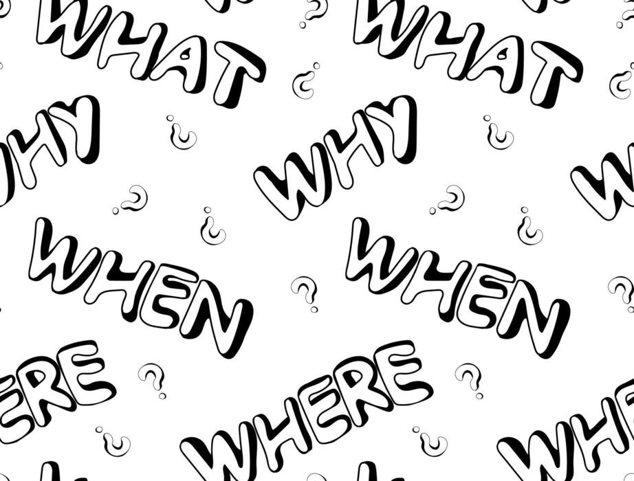 Who What When Where Why Vector Art, Icons, and Graphics for Free Download