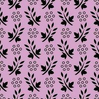 Beautiful and trendy flower. Seamless pattern vector fashion fabric.eps