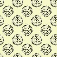 Circle Pattern. Vector seamless vintage style. Modern stylish abstract texture.eps