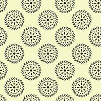 Circle Pattern. Vector seamless vintage style. Modern stylish abstract texture.eps