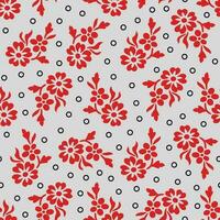 Beautiful Vector Seamless Floral Pattern Textile print of fabric.eps