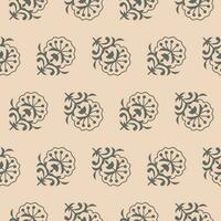 Flower pattern porcelain floral seamless background, beautiful ceramic tile design.eps vector