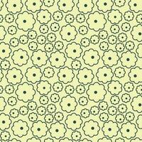 Flower pattern. Seamless background. Vector illustration. Vintage stylized.eps