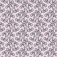 Seamless Pattern for Wedding Design curve lines with dots.eps vector