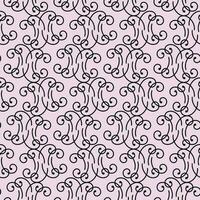 Seamless Pattern for Wedding Design curve lines with dots.eps vector