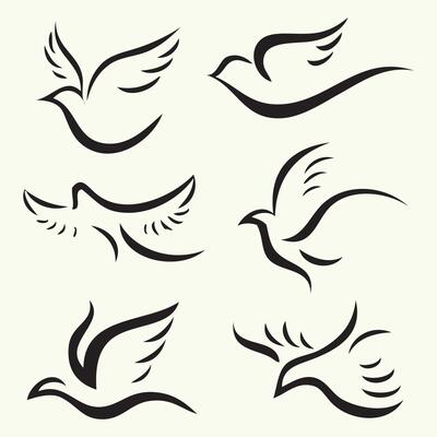 Bird Tattoo Vector