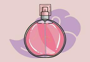 perfume botella, vistoso vaso viales y matraces con rociador y bomba. aroma aromas productos cosméticos para hombres o mujer, lujo fragancias aislado diseño elementos. dibujos animados vector ilustración