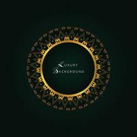 Luxury Background Design for invites, decorations, manadala style,  3d gradient and floral elements with text vector